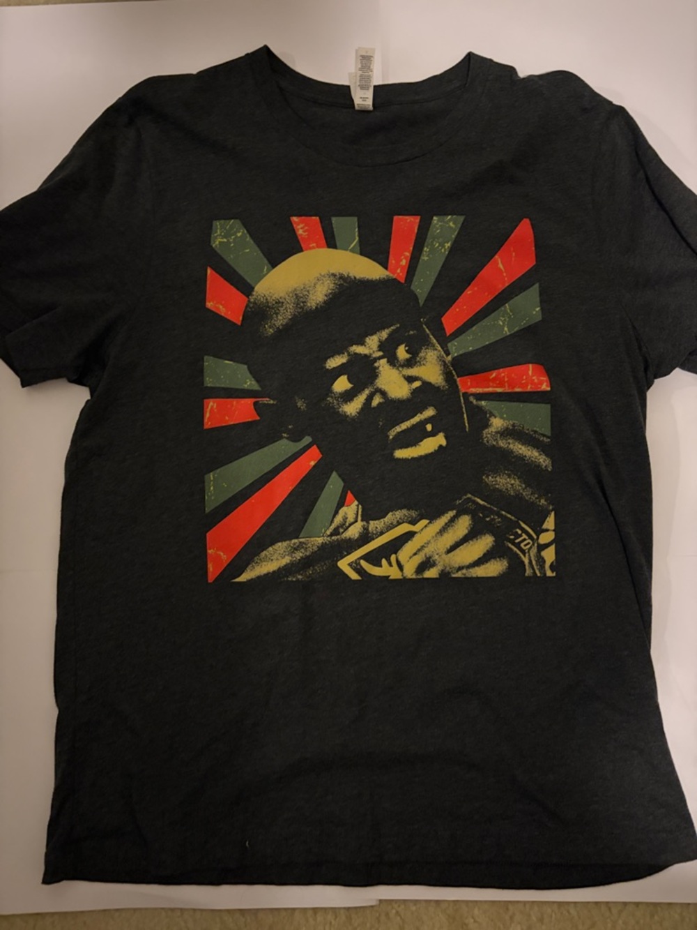 Martin Show Dragonfly Jones Graphic T-Shirt XL Charcoal Grey